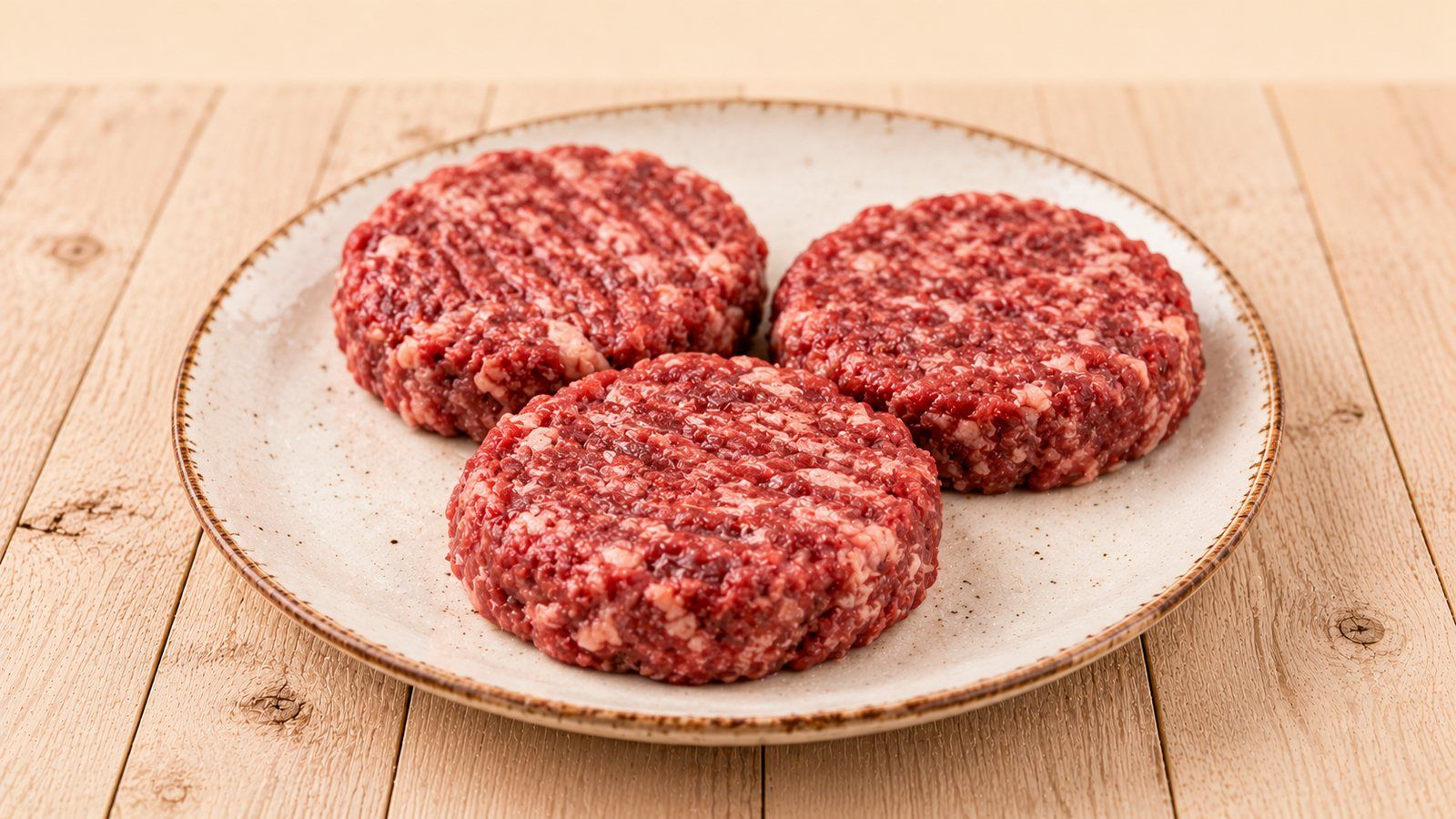 Бифштекс рубленый из мяса быка травяного откорма, 270 г (3 шт по 90 г)