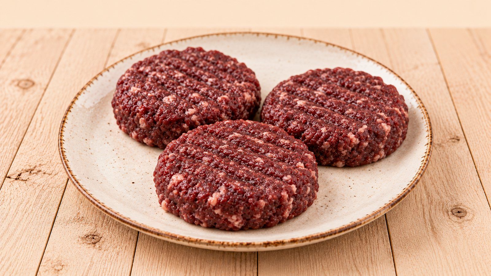 Бифштекс рубленый из мяса пятнистого оленя, 270 г (3 шт по 90 г)